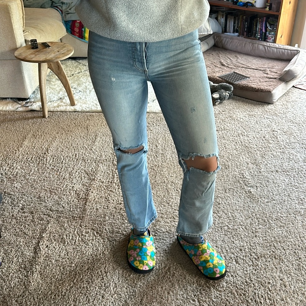 Boyish Jean Distressed Flare Jeans | size 26